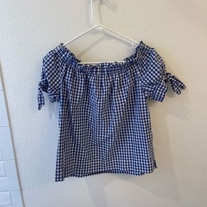 J. crew gingham top